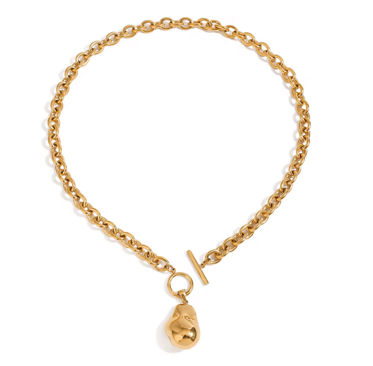 Golden Pearl Halskette