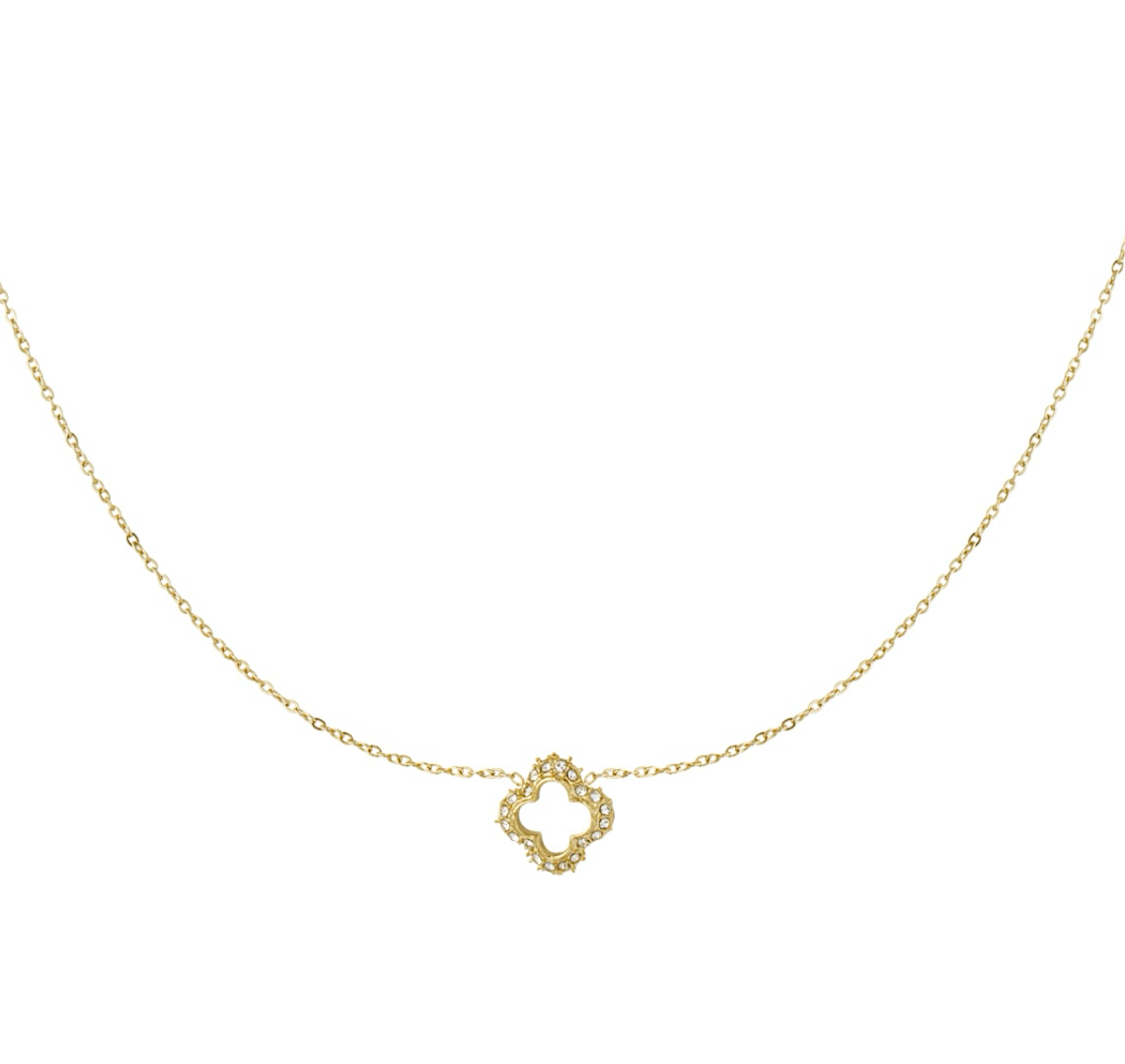 Shiny Clover Halskette