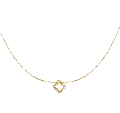 Shiny Clover Halskette