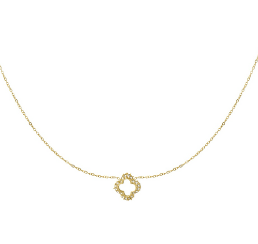 Shiny Clover Halskette