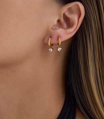 Mini Heart Ohrringe