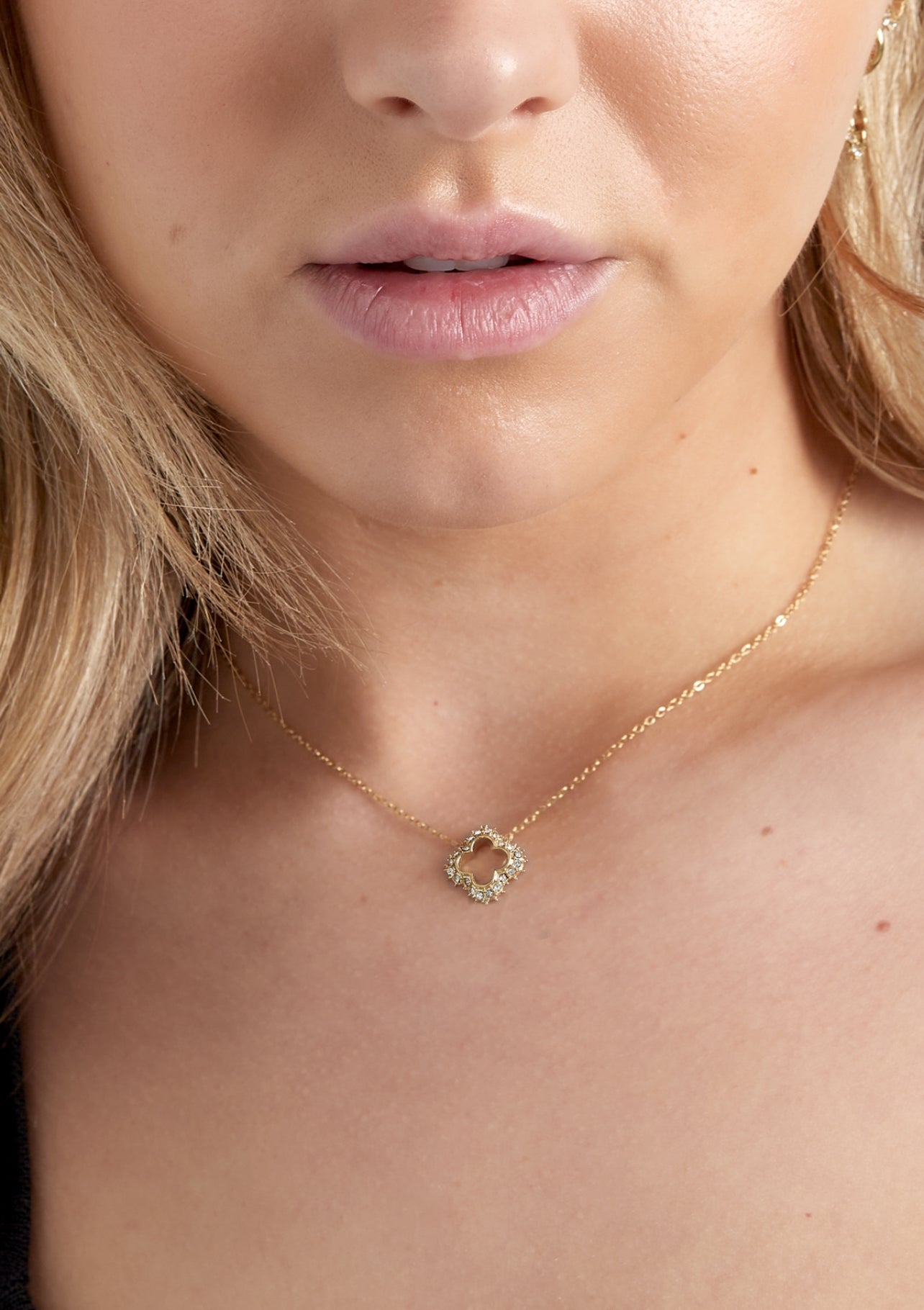 Shiny Clover Halskette